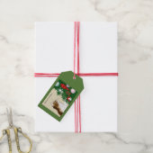 Kerstboom Calico Kat Ornamenten Grappig Cadeaulabel (Met Touw)