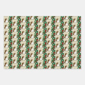 Kerstboom Calico Kat Ornamenten Grappig Inpakpapier Vel (Voorkant 2)