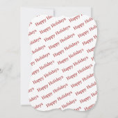 Kerstboom Candy Cane Fancy Cut Prettig Kerstfeest Feestdagenkaart (Achterkant)