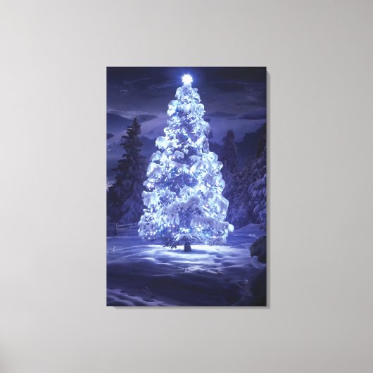 kerstboom canvas afdruk (Voorkant)