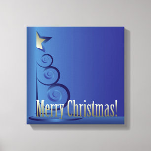 kerstboom canvas afdruk