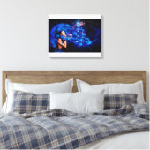 kerstboom canvas afdruk (Insitu (Slaapkamer))