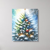 kerstboom canvas afdruk (Voorkant)