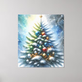 kerstboom canvas afdruk (Voorkant)
