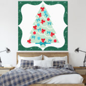 kerstboom canvas afdruk (Insitu (Slaapkamer))