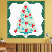 kerstboom canvas afdruk (Insitu (Woonkamer))