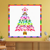 kerstboom canvas afdruk (Insitu (Woonkamer))