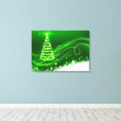 kerstboom canvas afdruk (Insitu (Houten vloer))