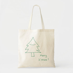Kerstboom Canvas Canvas tas