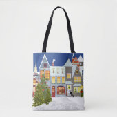 Kerstboom Canvas tas voor winkelen (Voorkant)