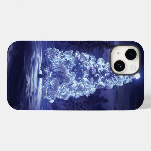 kerstboom Case-Mate iPhone case (Achterkant (horizontaal))