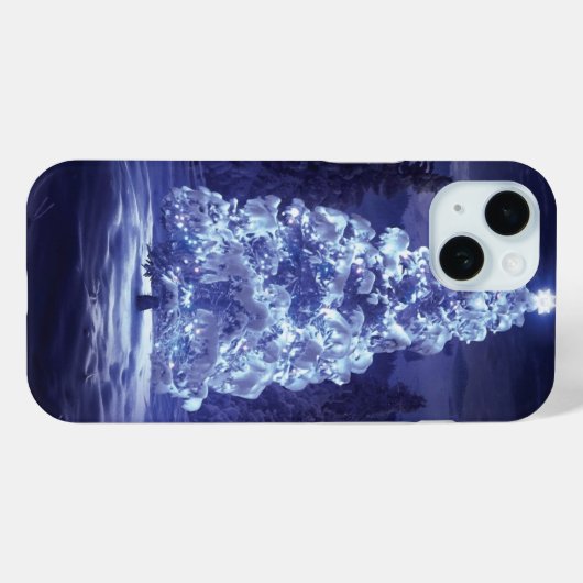 kerstboom Case-Mate iPhone case (Achterkant (horizontaal))