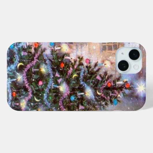 kerstboom Case-Mate iPhone case (Achterkant (horizontaal))