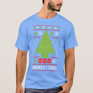 kerstboom chemie chemie voor chemicus T T-shirt