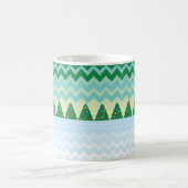 Kerstboom Chevron Scene Koffiemok (Center)