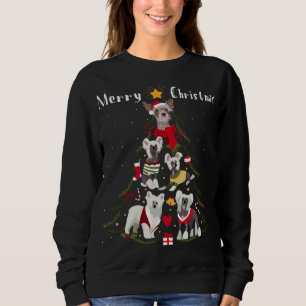 Kerstboom Chinese kuifliefhebber Xmas Hond Eigenaa Trui