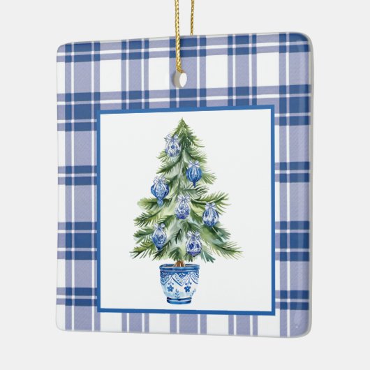 Kerstboom Chinoiserie Ornamenten Keramisch (Links)