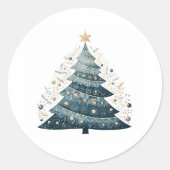Kerstboom Classic Sticker (Voorkant)