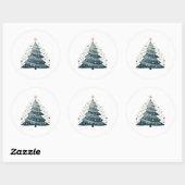 Kerstboom Classic Sticker (Vel)