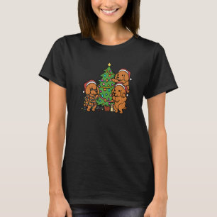 Kerstboom Cocker Spaniel Hond T-shirt
