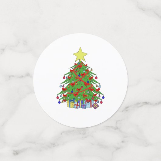 kerstboom confetti (Kleine voorkant)