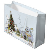 Kerstboom Contest van Whoville Groot Cadeauzakje (Voorkant Gekanteld)