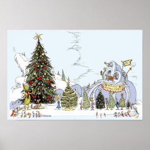 Kerstboom Contest van Whoville Poster
