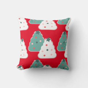 Kerstboom Cookie Deeg Thuismix Rood Kussen