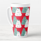 Kerstboom Cookie Deeg Thuismix Rood Latte Mok (Linkerhoek)