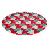 Kerstboom Cookie Deeg Thuismix Rood Snijplank (Hoek)