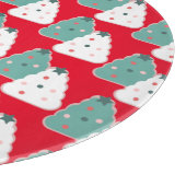 Kerstboom Cookie Deeg Thuismix Rood Snijplank (Hoek)