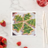 Kerstboom Cookies Vakantie Feest Servet (Insitu)