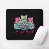Kerstboom Coquette Merry And Bright Muismat (Met muis)