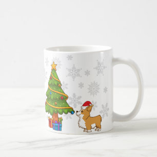 Kerstboom Corgi-Mok Koffiemok