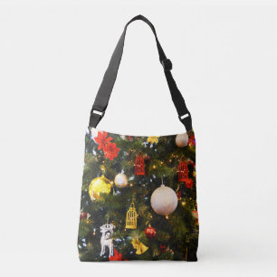 kerstboom crossbody tas