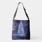 kerstboom crossbody tas (Achterkant)