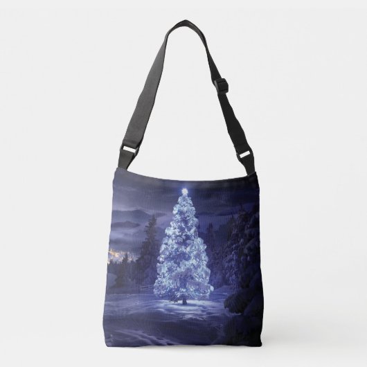 kerstboom crossbody tas (Voorkant)