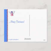 Kerstboom Cupcake blauw Briefkaart (Achterkant)