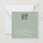 Kerstboom Custom Jewelry Display Kaarten Notitiekaartje (Achterkant)