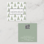 Kerstboom Custom Jewelry Display Kaarten Notitiekaartje (Voorkant / Achterkant)