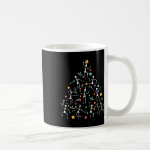 Kerstboom Dansend Skelet Grappig Halloween Koffiemok