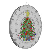 kerstboom dartbord (Voorkant Links)