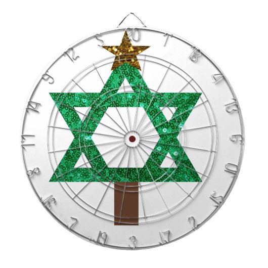 kerstboom dartbord (Voorkant)
