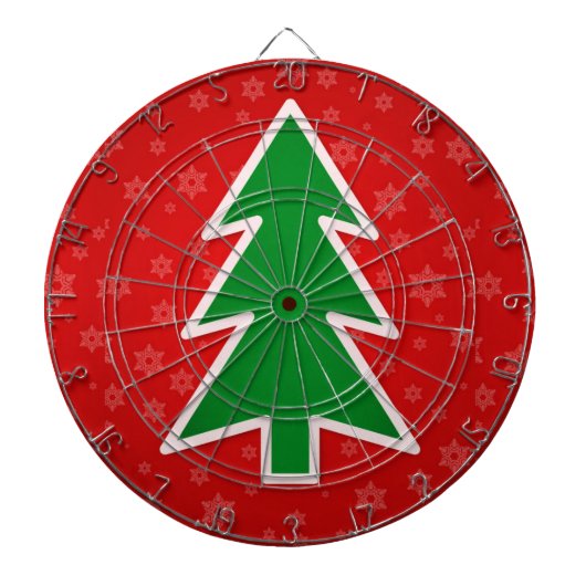 kerstboom dartbord (Voorkant)