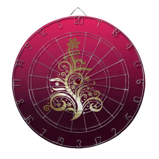 kerstboom dartbord (Voorkant)
