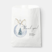 Kerstboom decoratie Baby shower Dank u Bedankzakje (Voorkant)