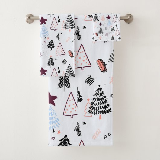 Kerstboom decoratie cadeau bad handdoek (Insitu)