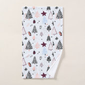 Kerstboom decoratie cadeau bad handdoek (Handdoek)