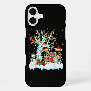 Kerstboom Decoratie Lichtjes Muzikale Trom Kerstmi iPhone 16 Plus Hoesje