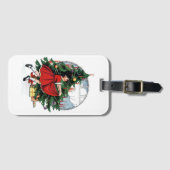 Kerstboom Decoratie  meisje Dansen Bagagelabel (Voorkant (horizontaal))